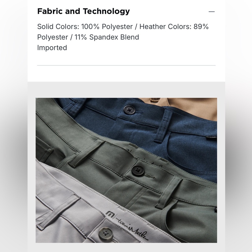 Travis Mathew Open to Close black Pants 30 - Picture 9 of 15